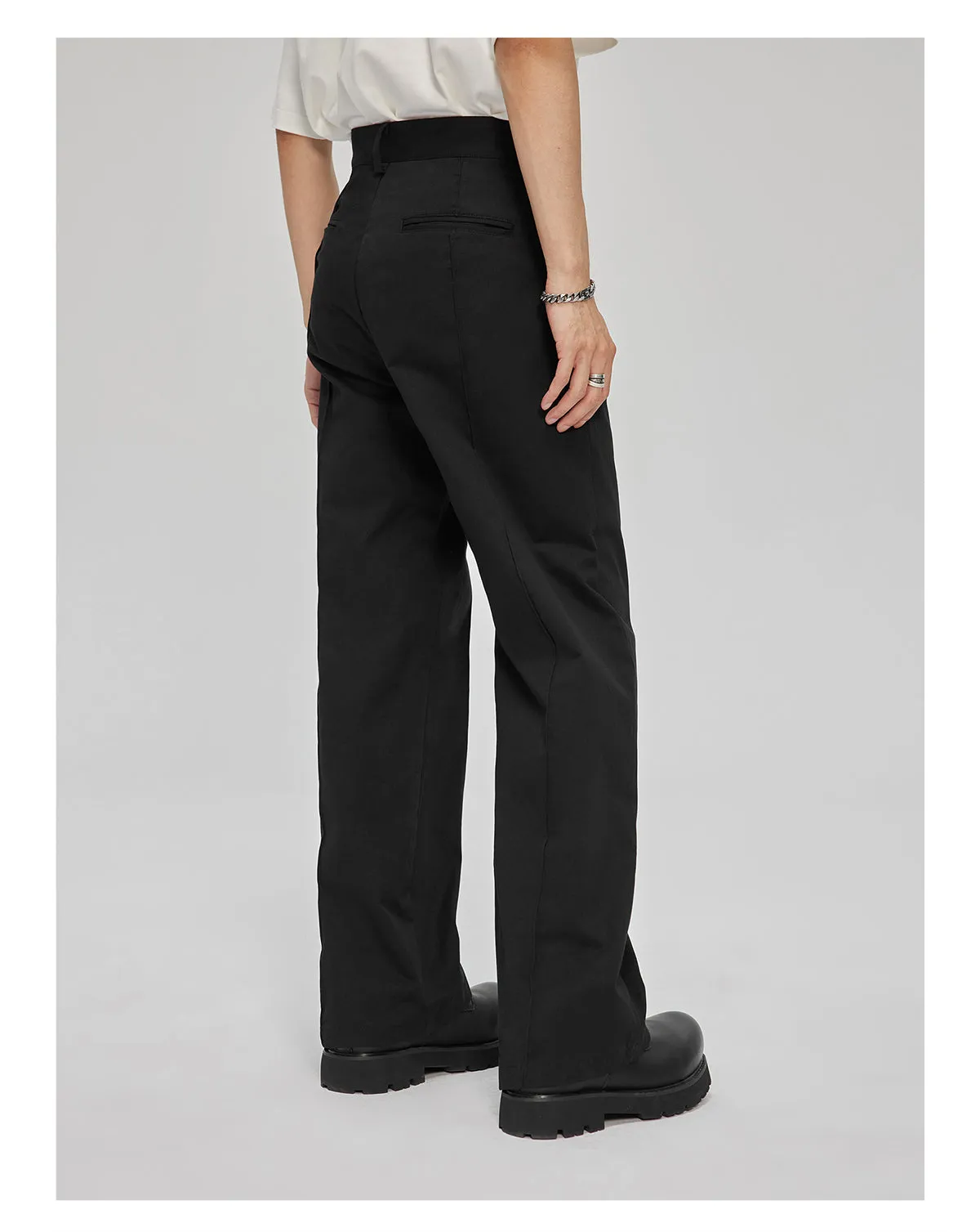 Basic Casual Straight Pants