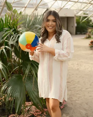 Beach Sand  Shirt Dress