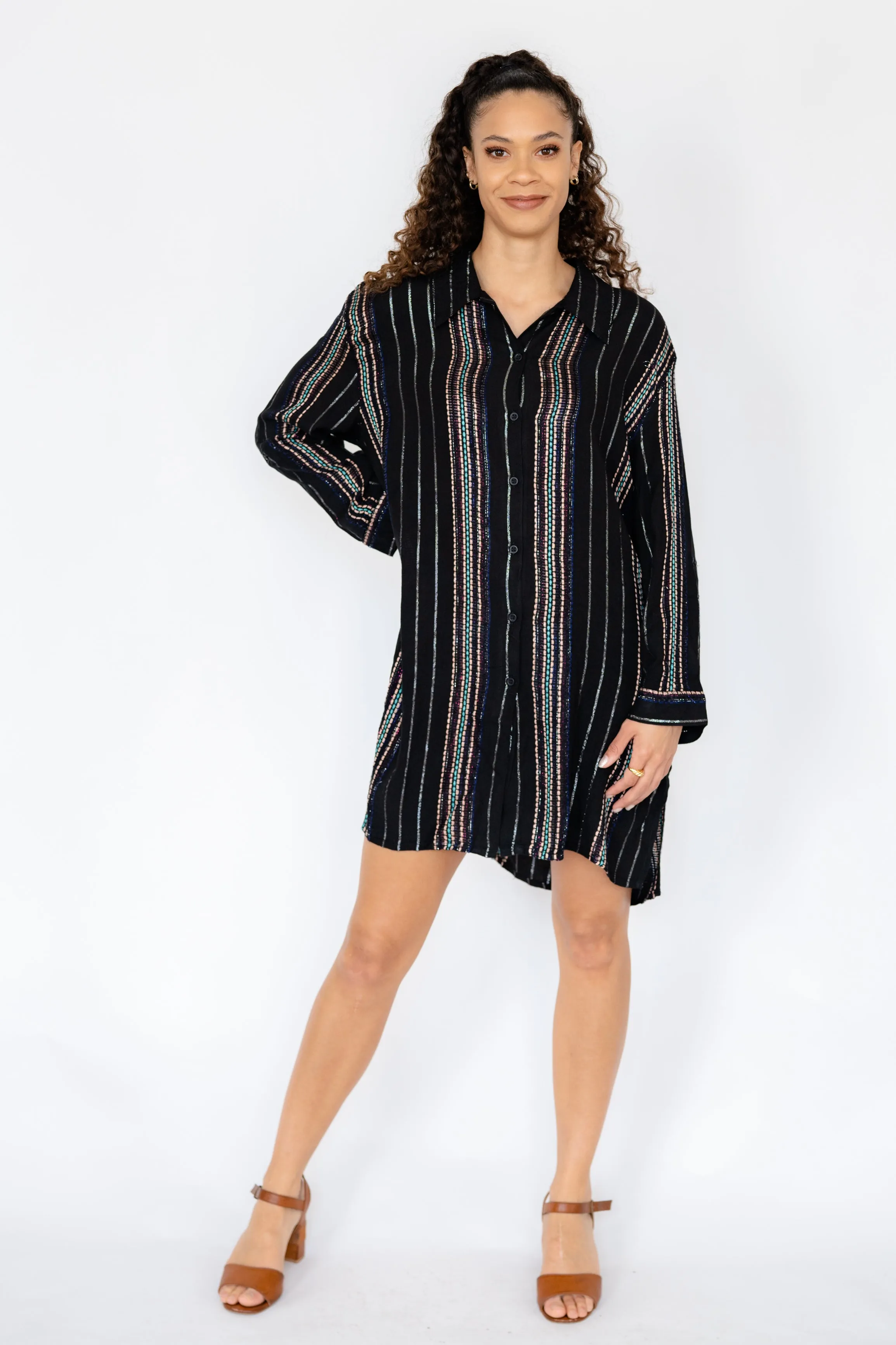 Beach Sand  Shirt Dress
