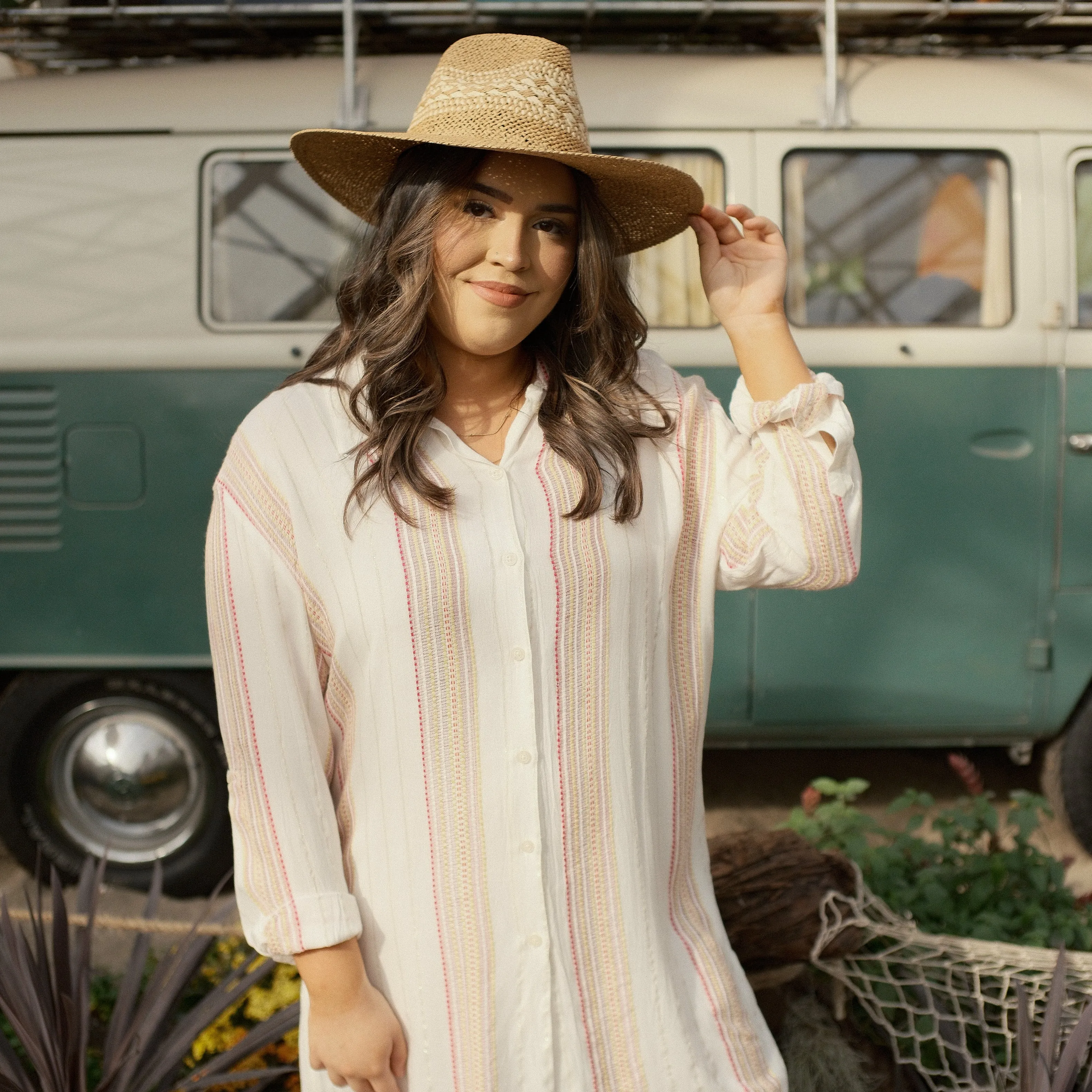 Beach Sand  Shirt Dress