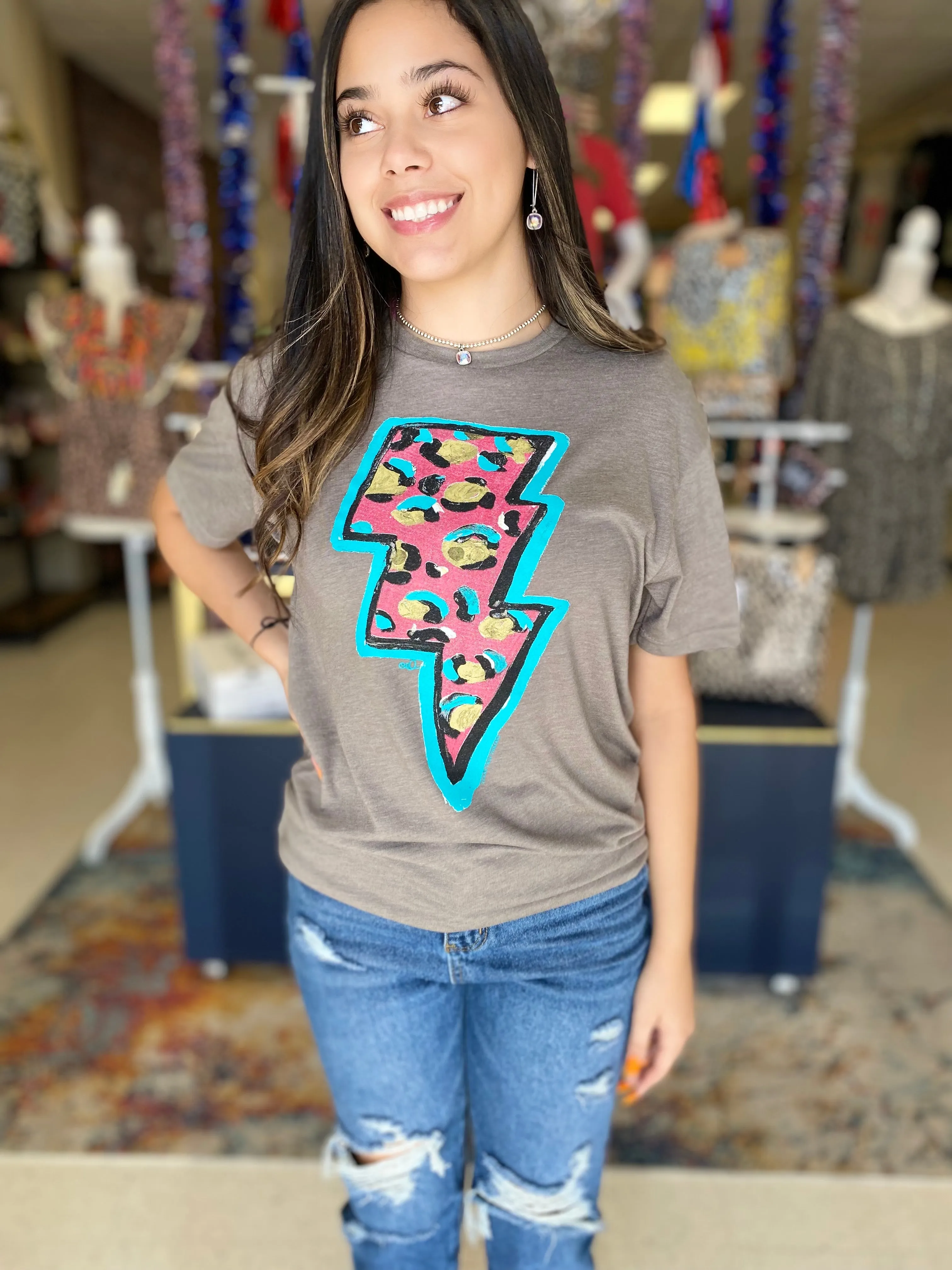 CALLIE'S LIGHTNING BOLT TEE