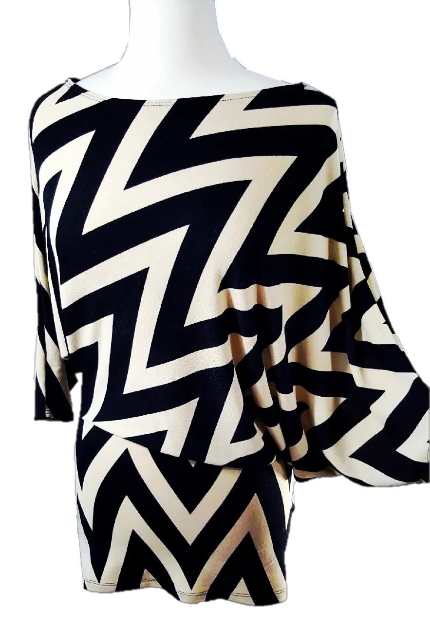 Chic Chevron Knit Dress