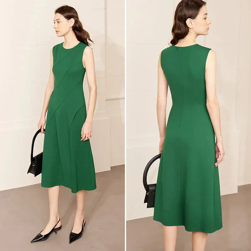Chic Sleeveless Split Front Dress