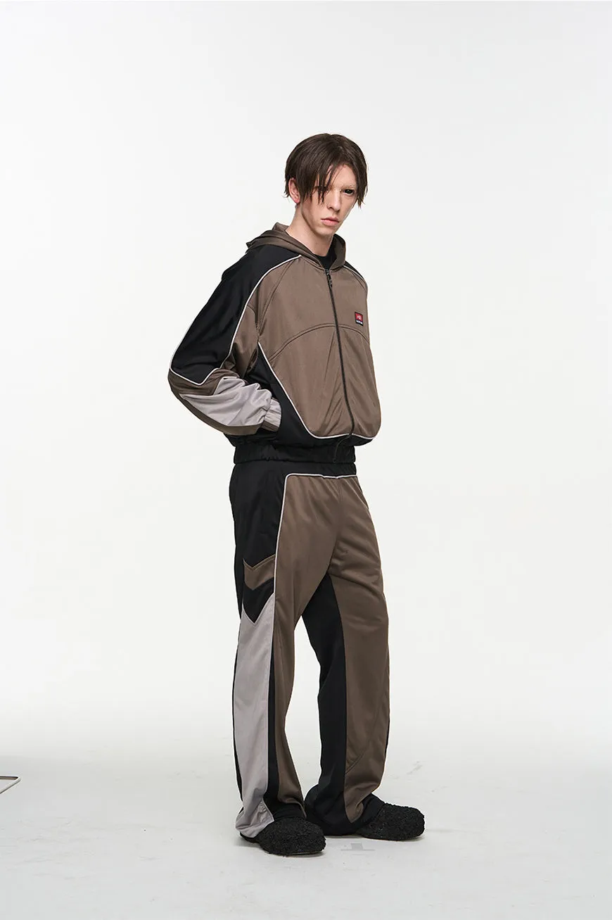Colorblock Sports Casual Pants