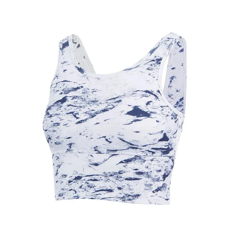 Crop Tops Running Vest Fitness Underwear With Removable Pad Sports Bra