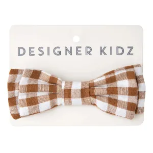 Designer Kidz Oliver Gingham Bow Tie