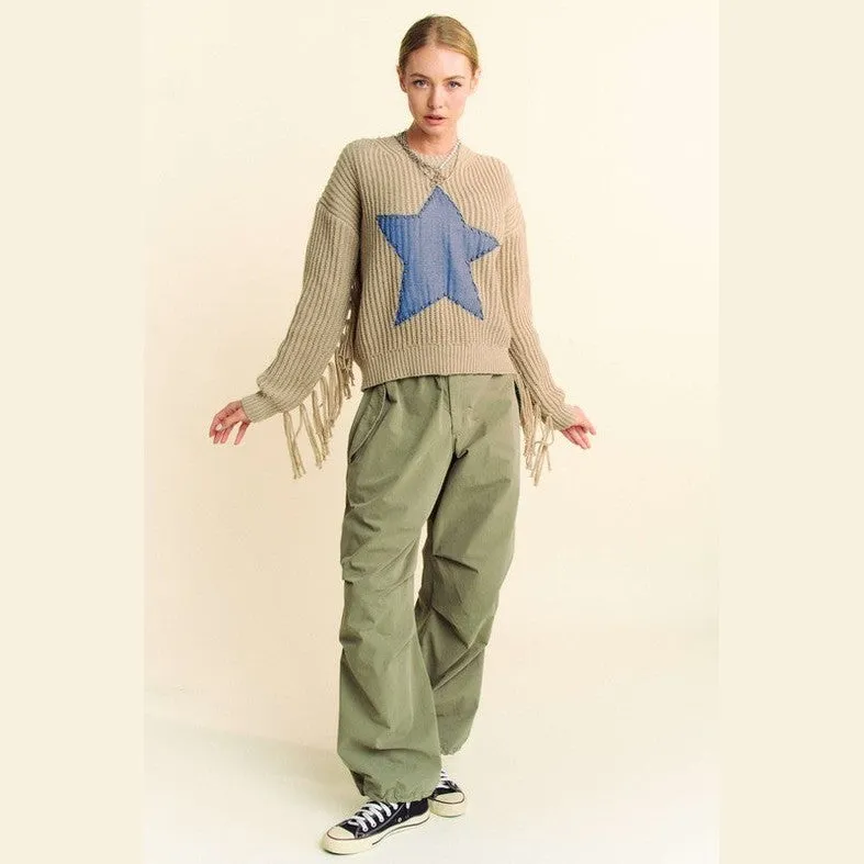 Drawstring Baggy Pants with Pockets