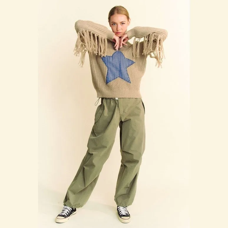 Drawstring Baggy Pants with Pockets