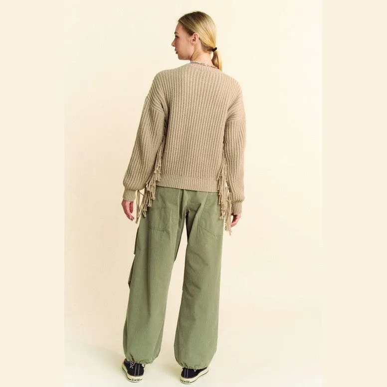 Drawstring Baggy Pants with Pockets