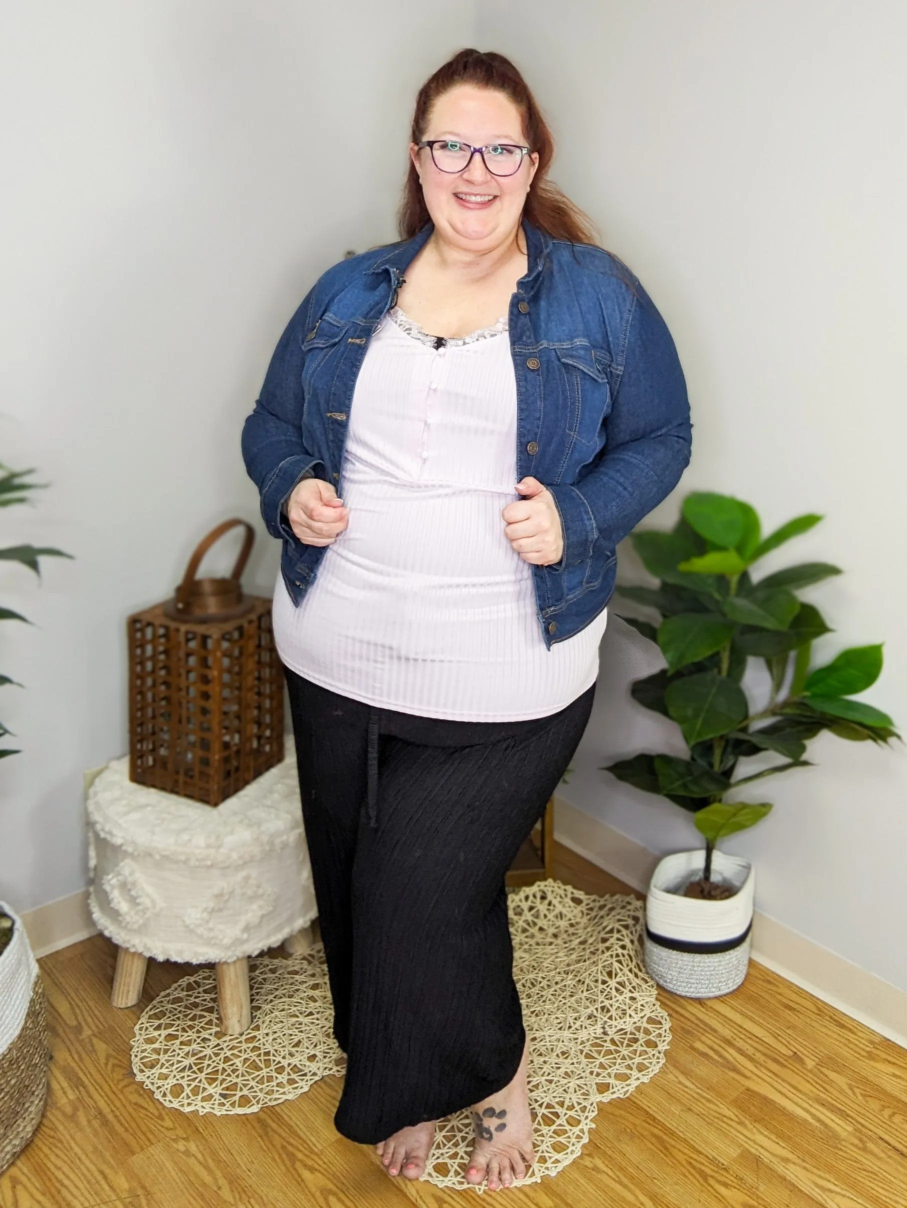 Hadley Crinkle Pleated Wide Leg Pants