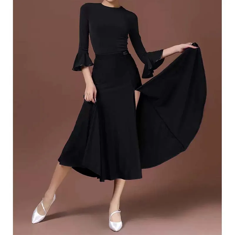 HC-Women's Swing Modern Ballroom Waltz Dance Skirts