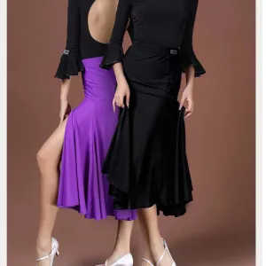 HC-Women's Swing Modern Ballroom Waltz Dance Skirts