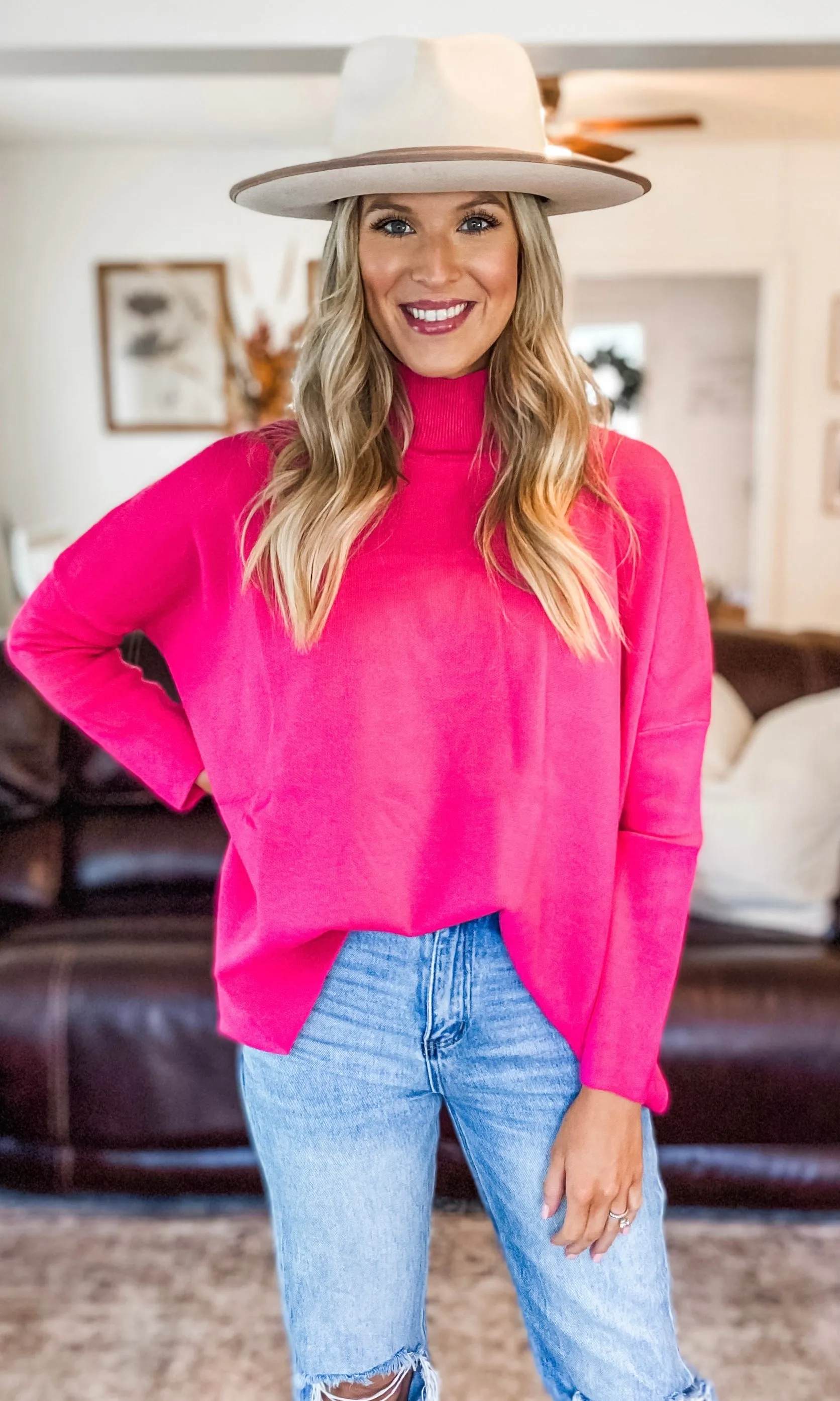Hot Pink Sweater
