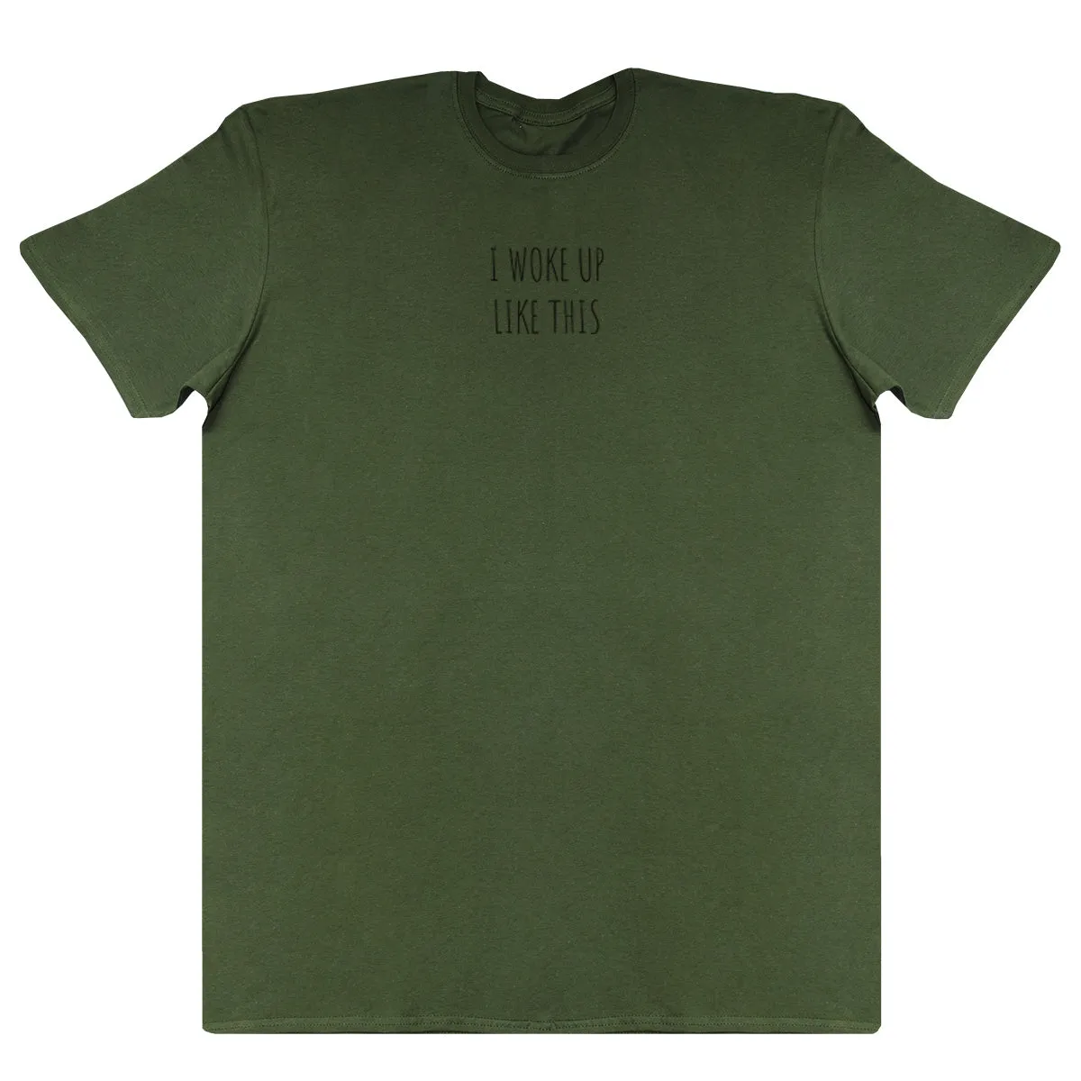 I Woke Up Like This - Kids Oversized Comfy T-Shirt