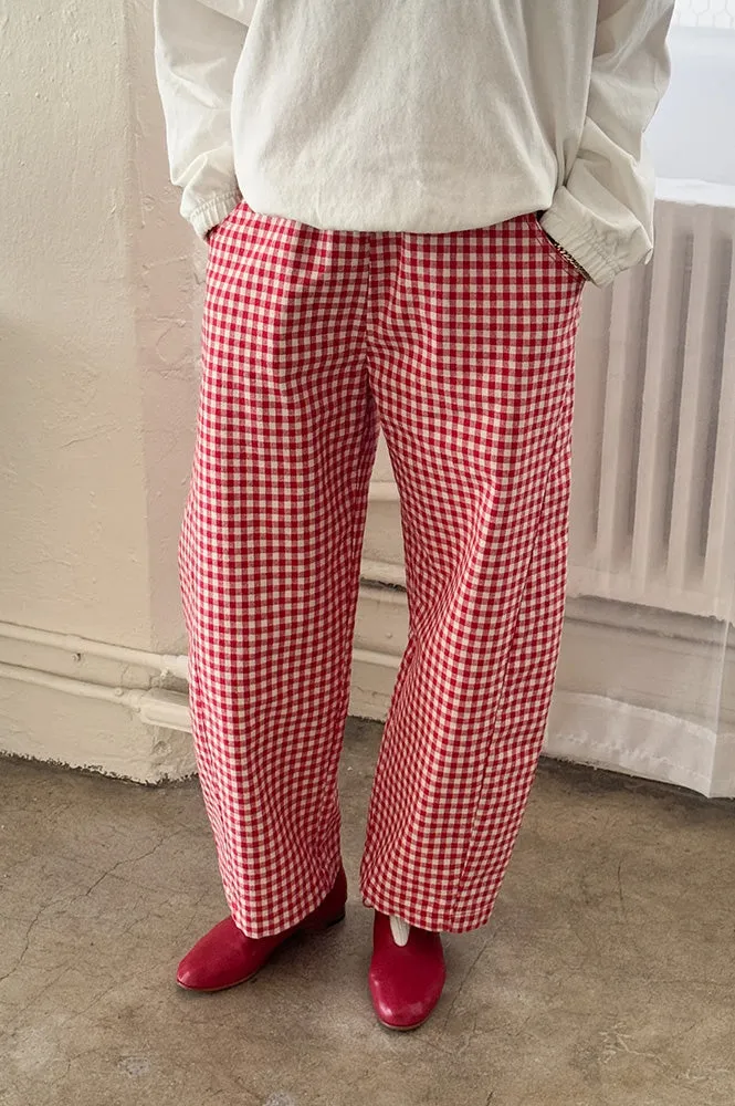 Le Bon Shoppe Arc Red Gingham Pants