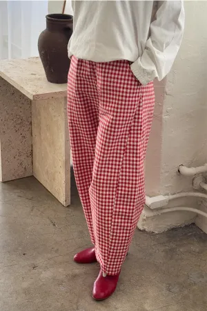 Le Bon Shoppe Arc Red Gingham Pants