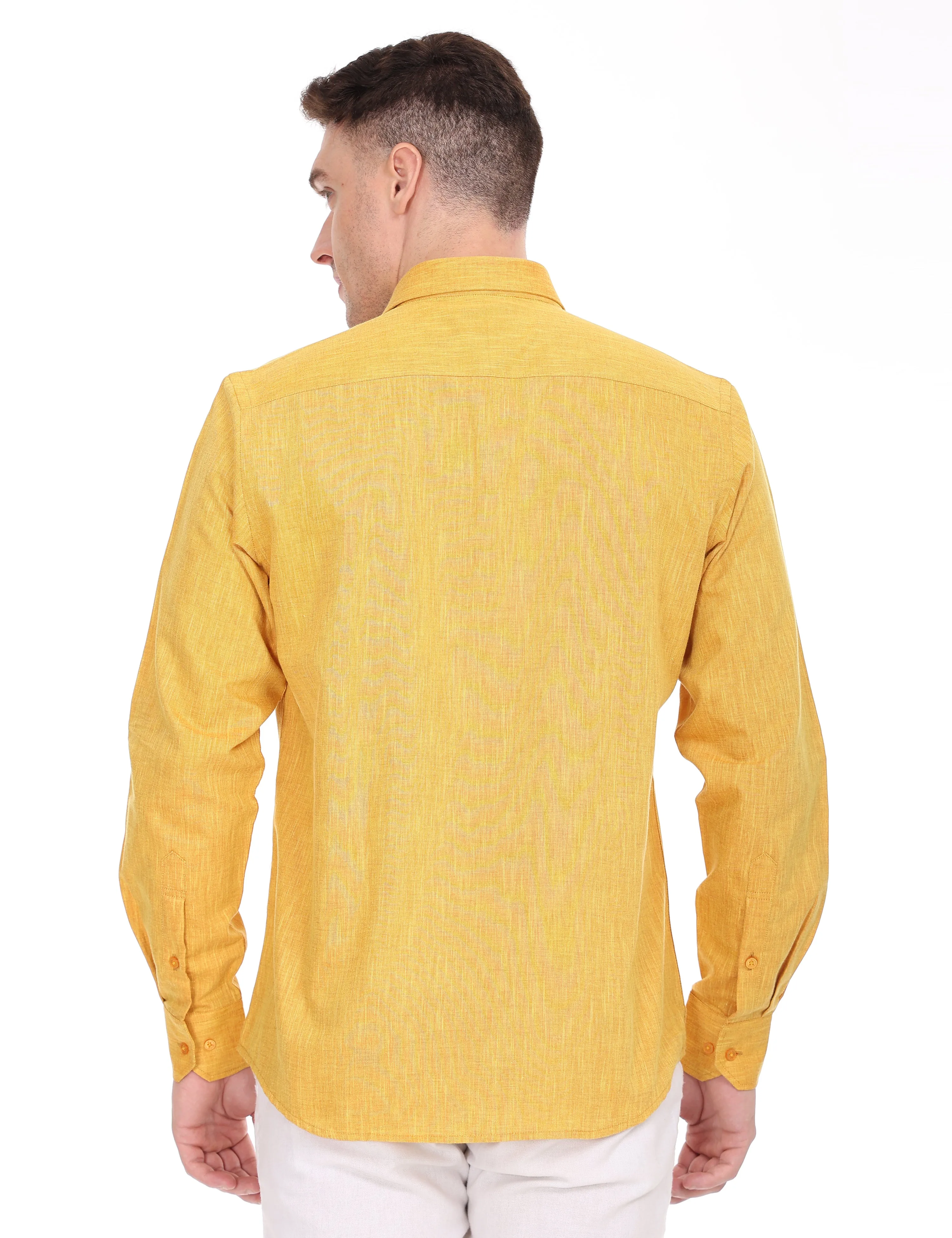 Linseed Cotton Colour Shirt Full Sleeve -17004
