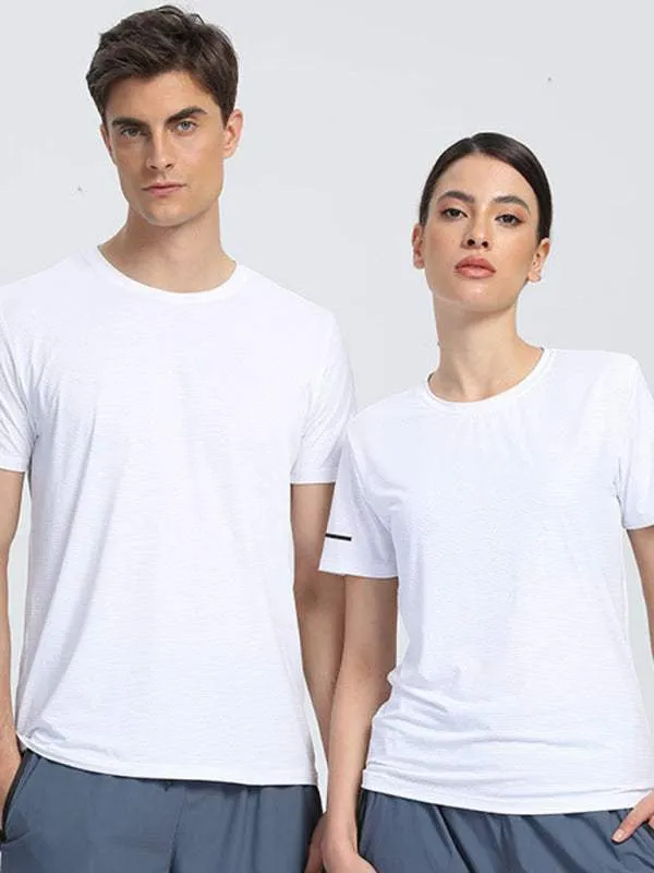 Men's and women's loose, breathable and quick-drying fitness t-shirts