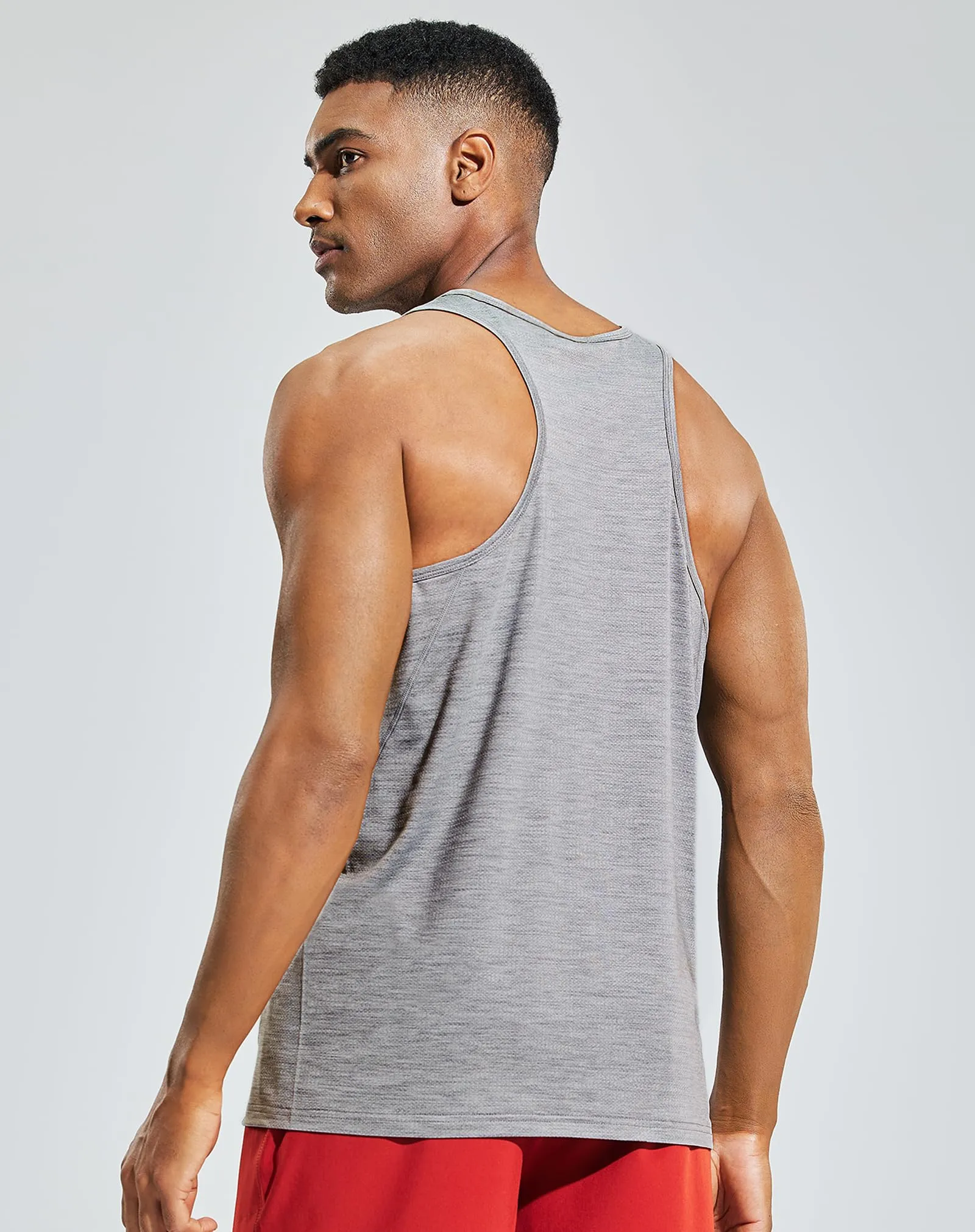 Men's Sleeveless Workout Shirts Quick Dry Athletic Tanks