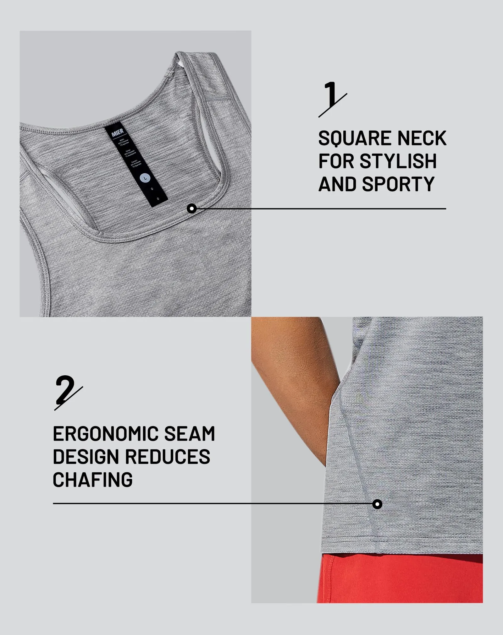 Men's Sleeveless Workout Shirts Quick Dry Athletic Tanks