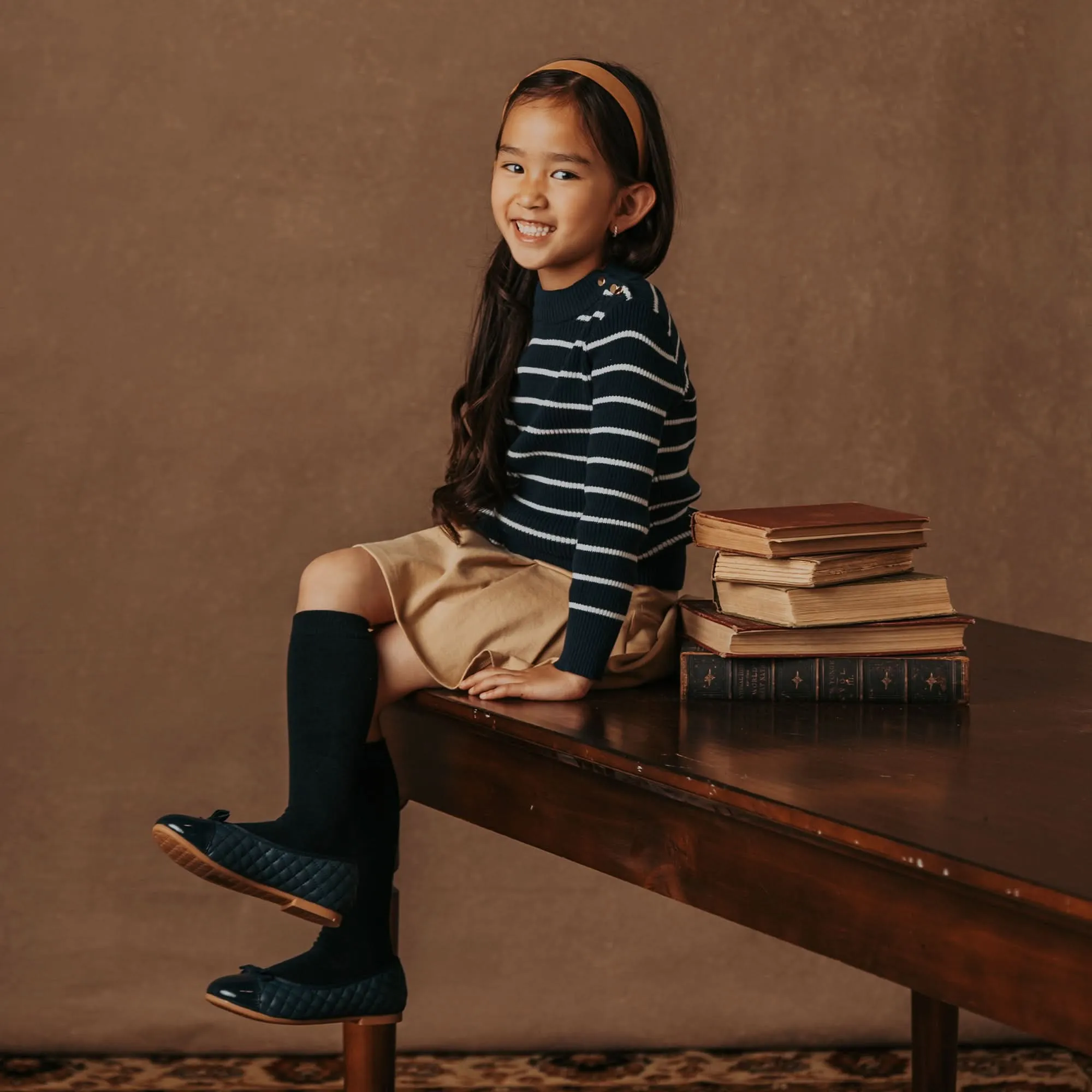 Ponte Pleated Skort - Baby