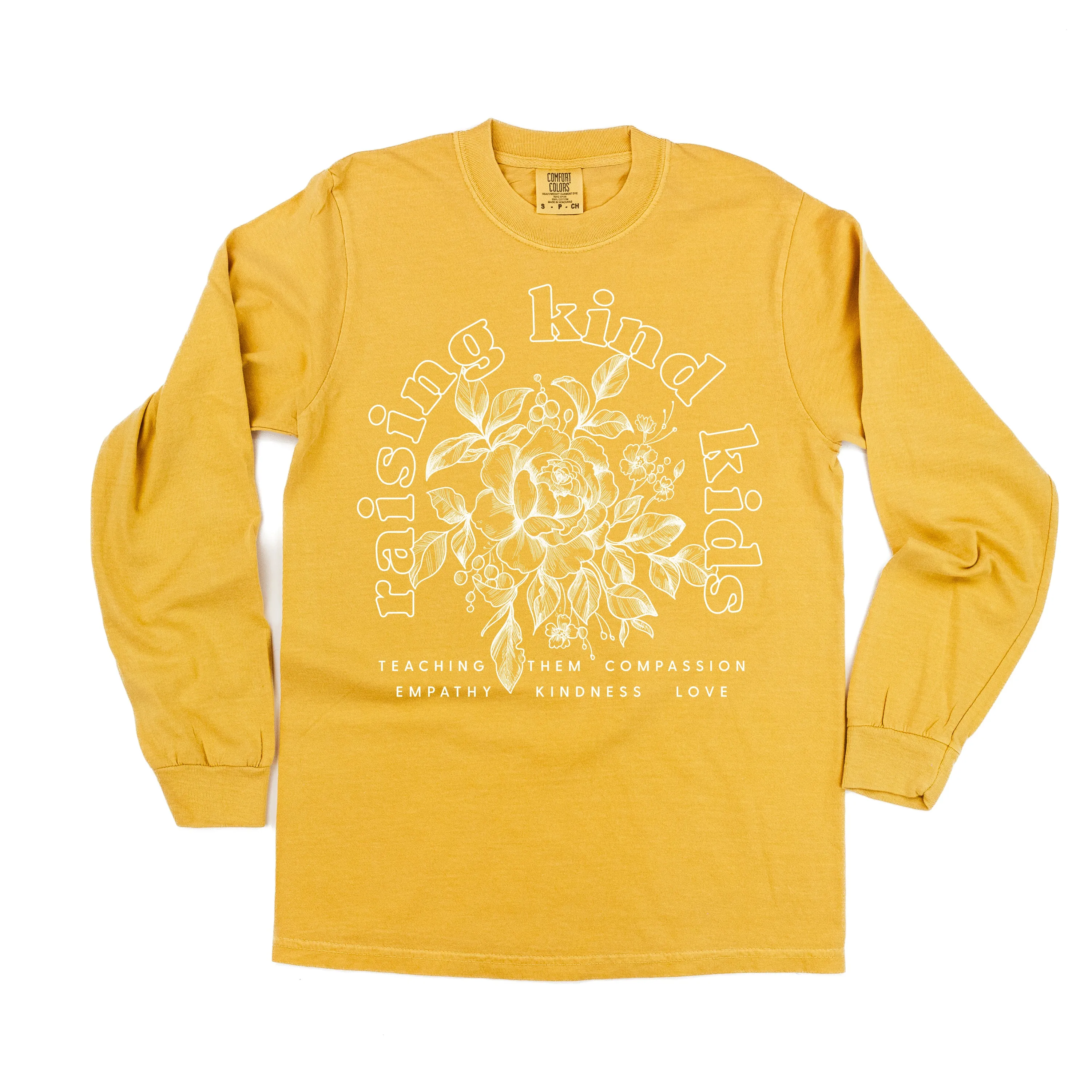 Raising Kind Kid(s) - LONG SLEEVE COMFORT COLORS TEE - Choose Singular or Plural