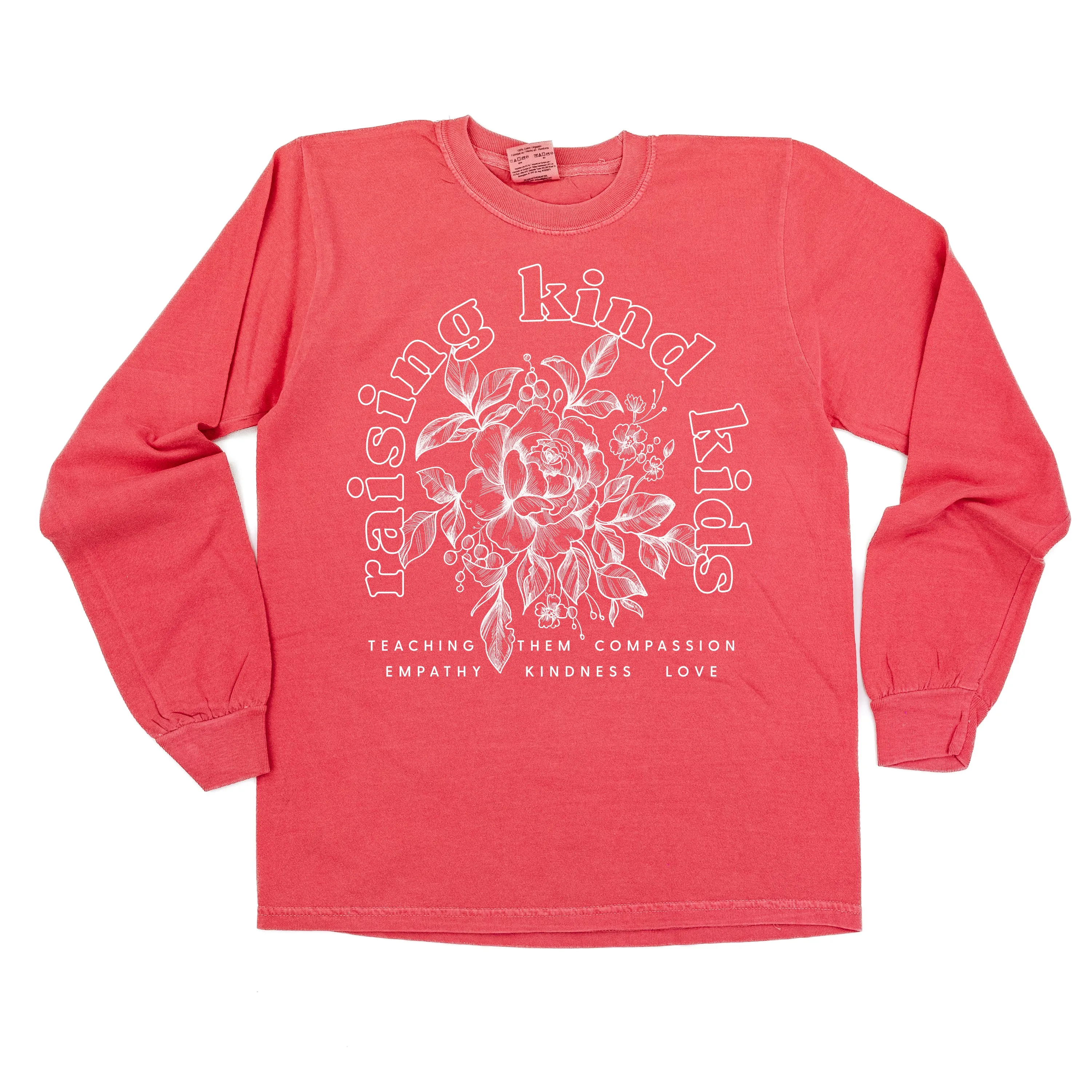 Raising Kind Kid(s) - LONG SLEEVE COMFORT COLORS TEE - Choose Singular or Plural