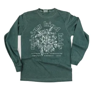 Raising Kind Kid(s) - LONG SLEEVE COMFORT COLORS TEE - Choose Singular or Plural