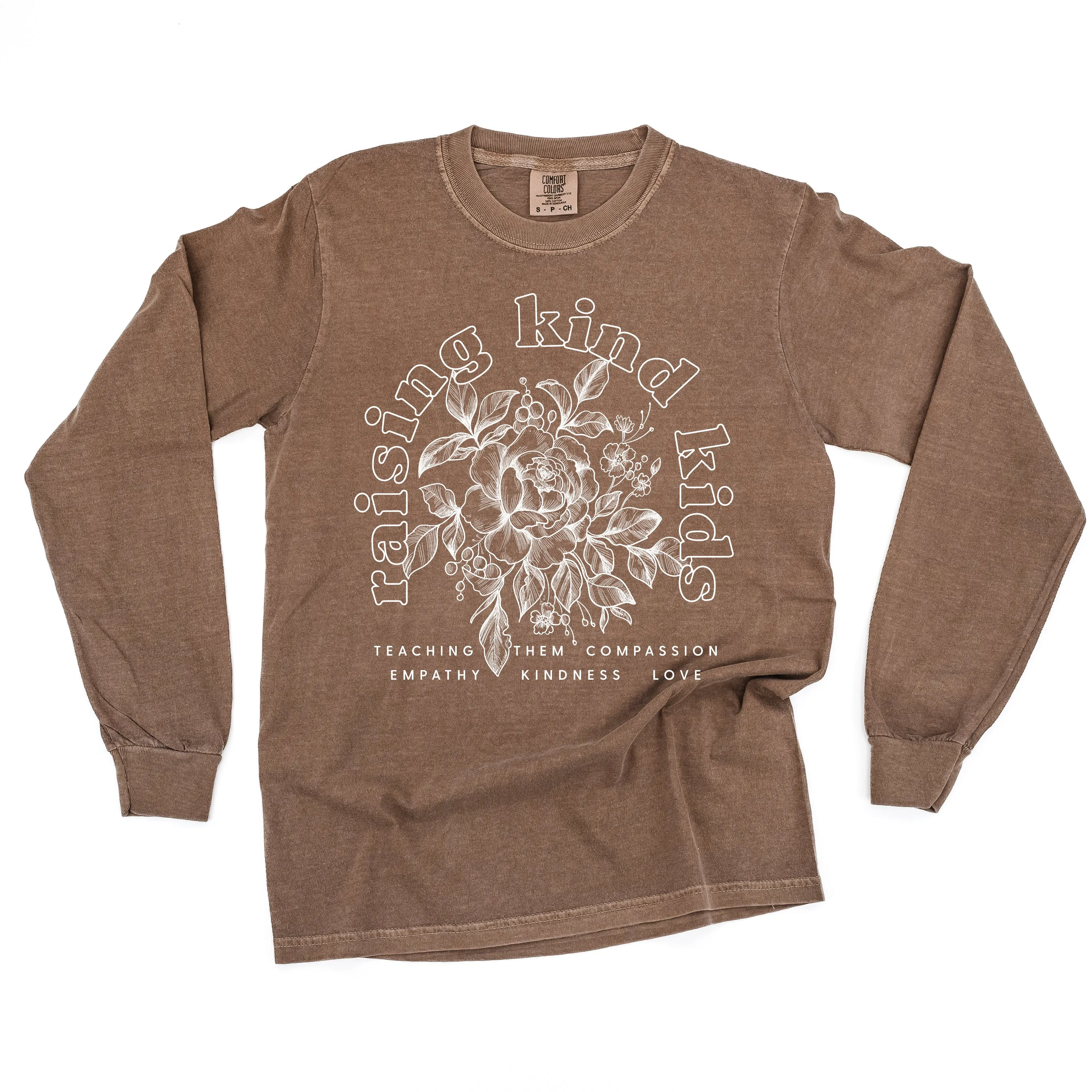 Raising Kind Kid(s) - LONG SLEEVE COMFORT COLORS TEE - Choose Singular or Plural
