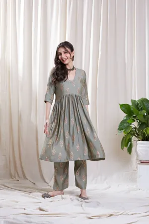 Riya Green Kurta Set