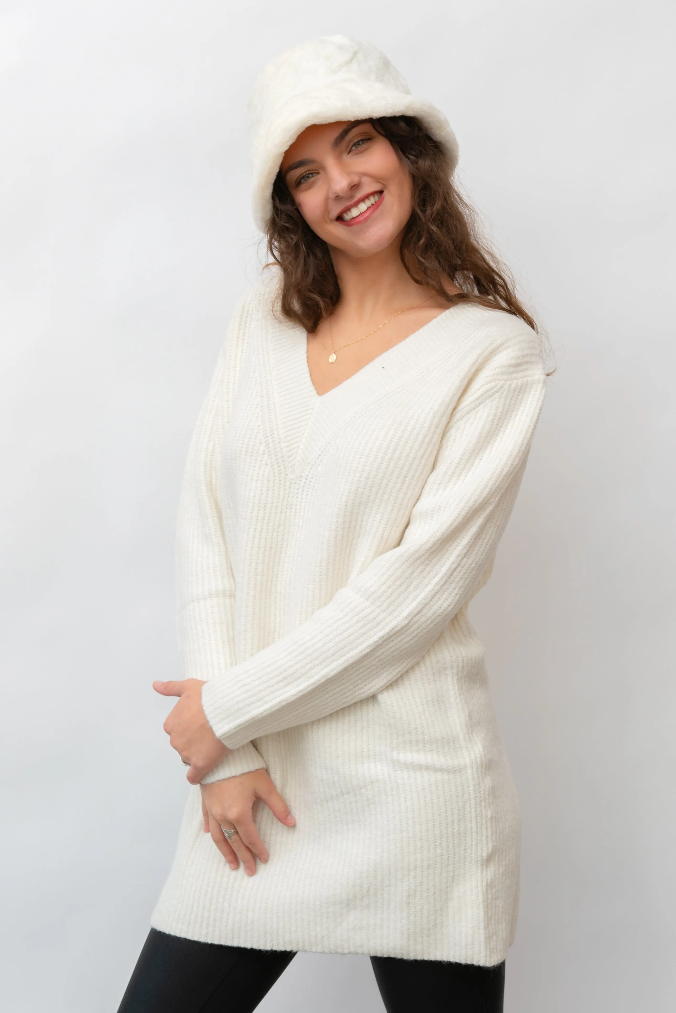 Simply Chic Mini Sweater Dress