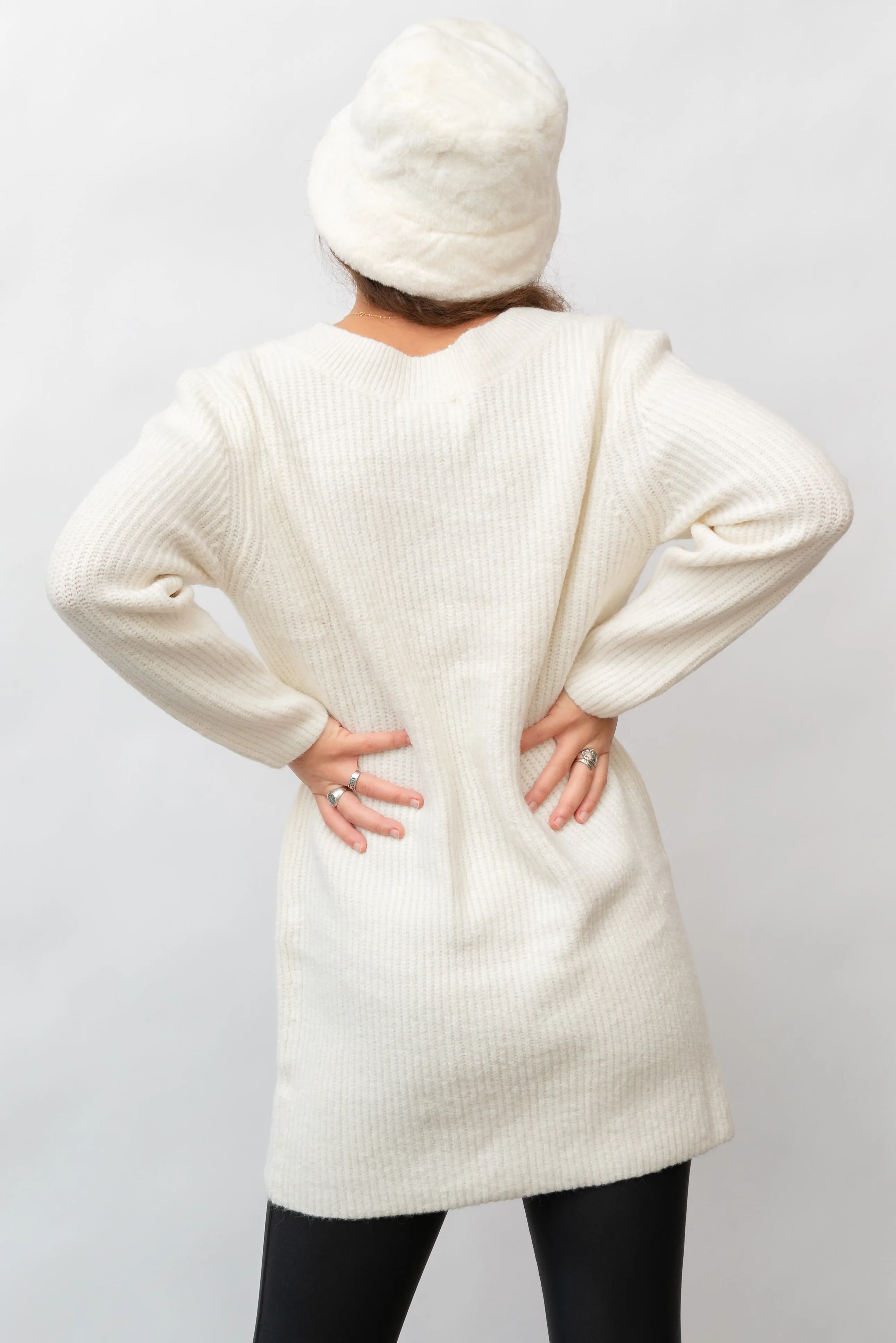 Simply Chic Mini Sweater Dress
