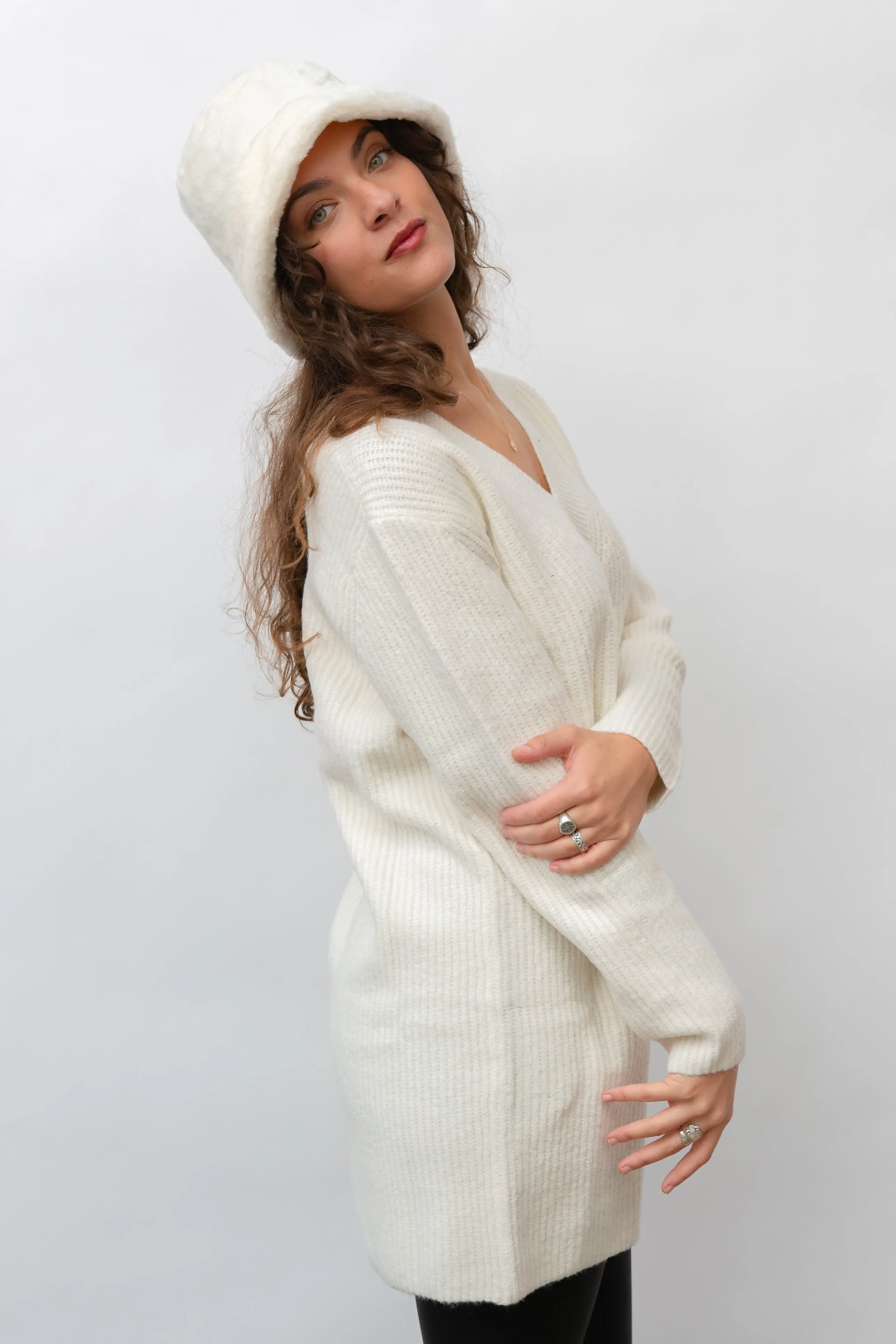Simply Chic Mini Sweater Dress