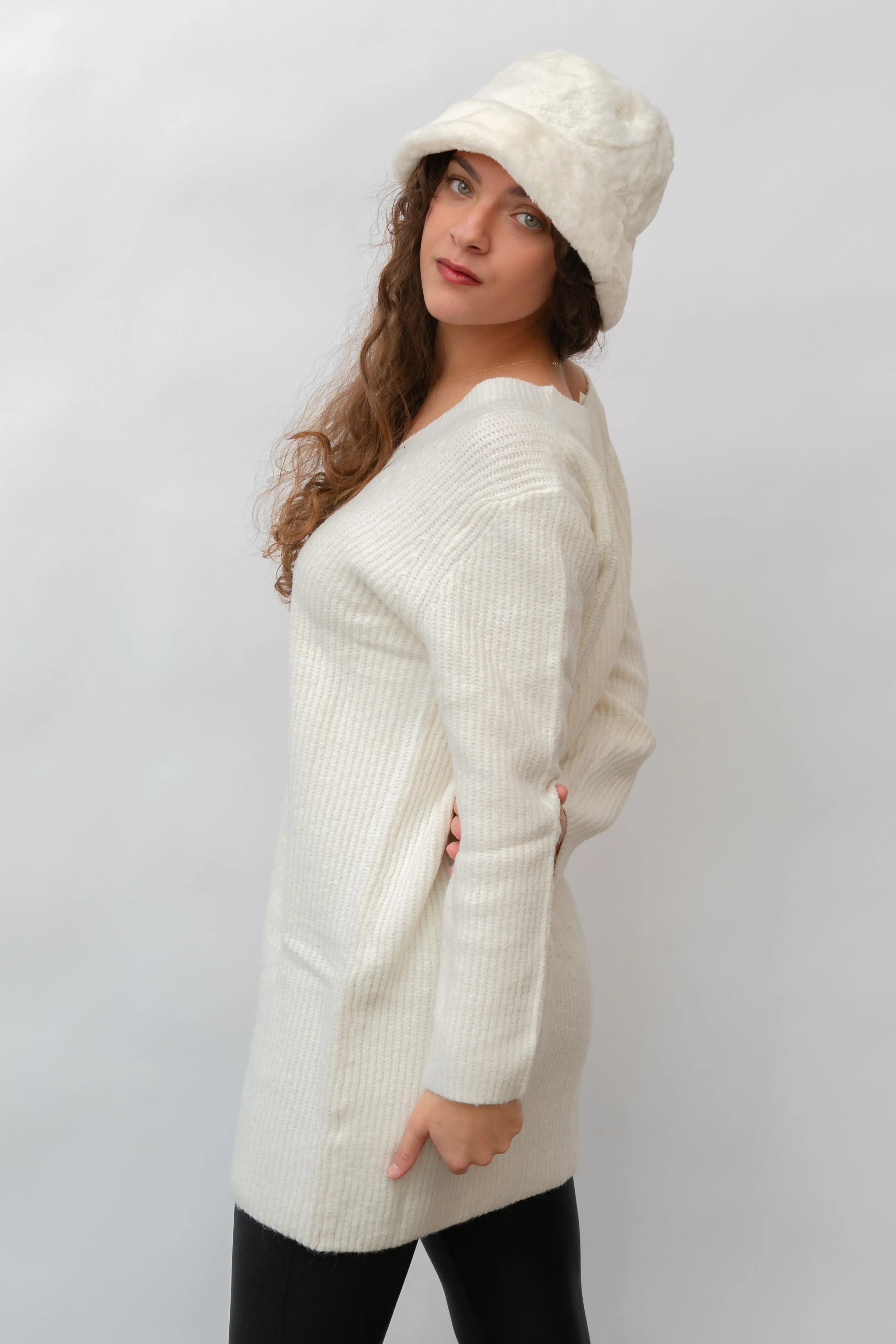 Simply Chic Mini Sweater Dress