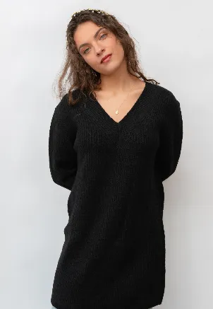 Simply Chic Mini Sweater Dress