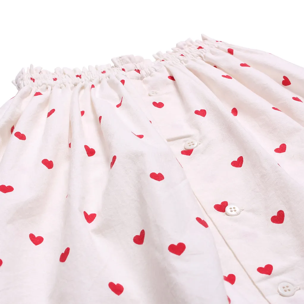 Skirt Fulla Ecru Red