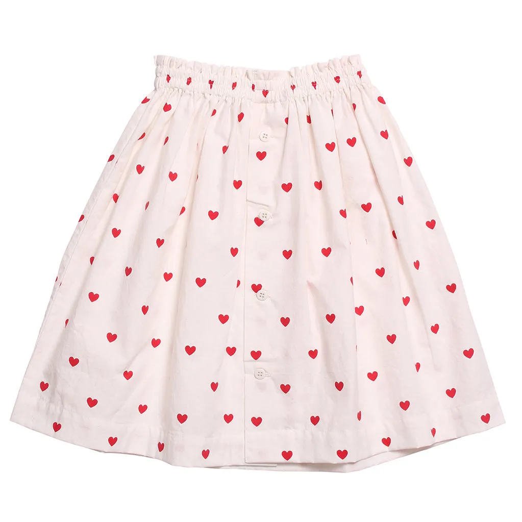 Skirt Fulla Ecru Red
