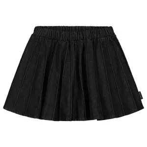 Skirt Sally Denim Plisse Skirt Black