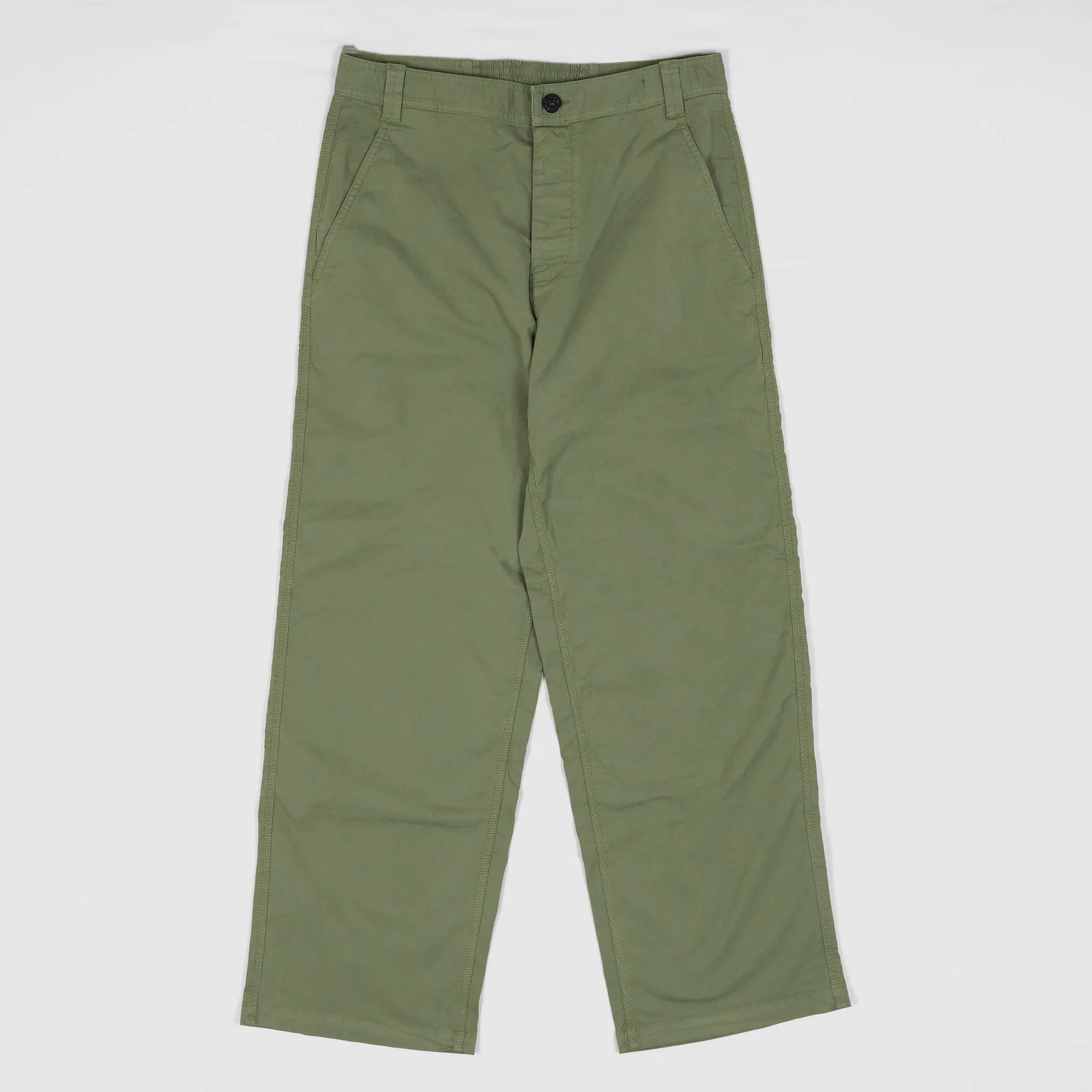 Stone Island Loose Fitted Straight Leg Pant