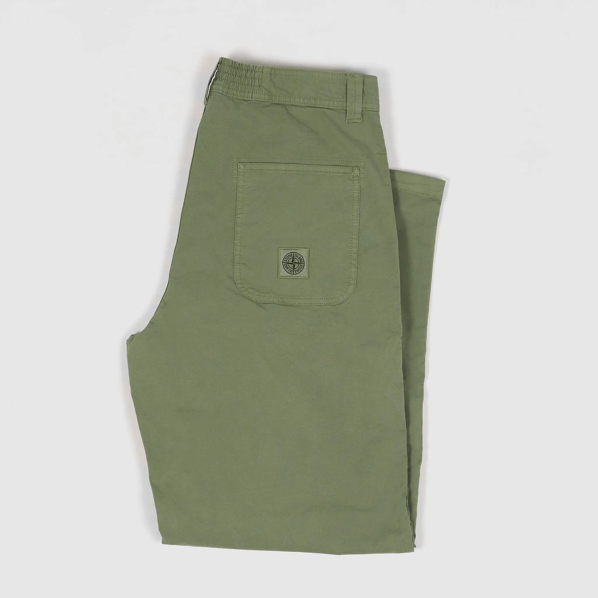 Stone Island Loose Fitted Straight Leg Pant