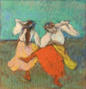 Untitled-(Dancers With The Red And Yellow Skirts)