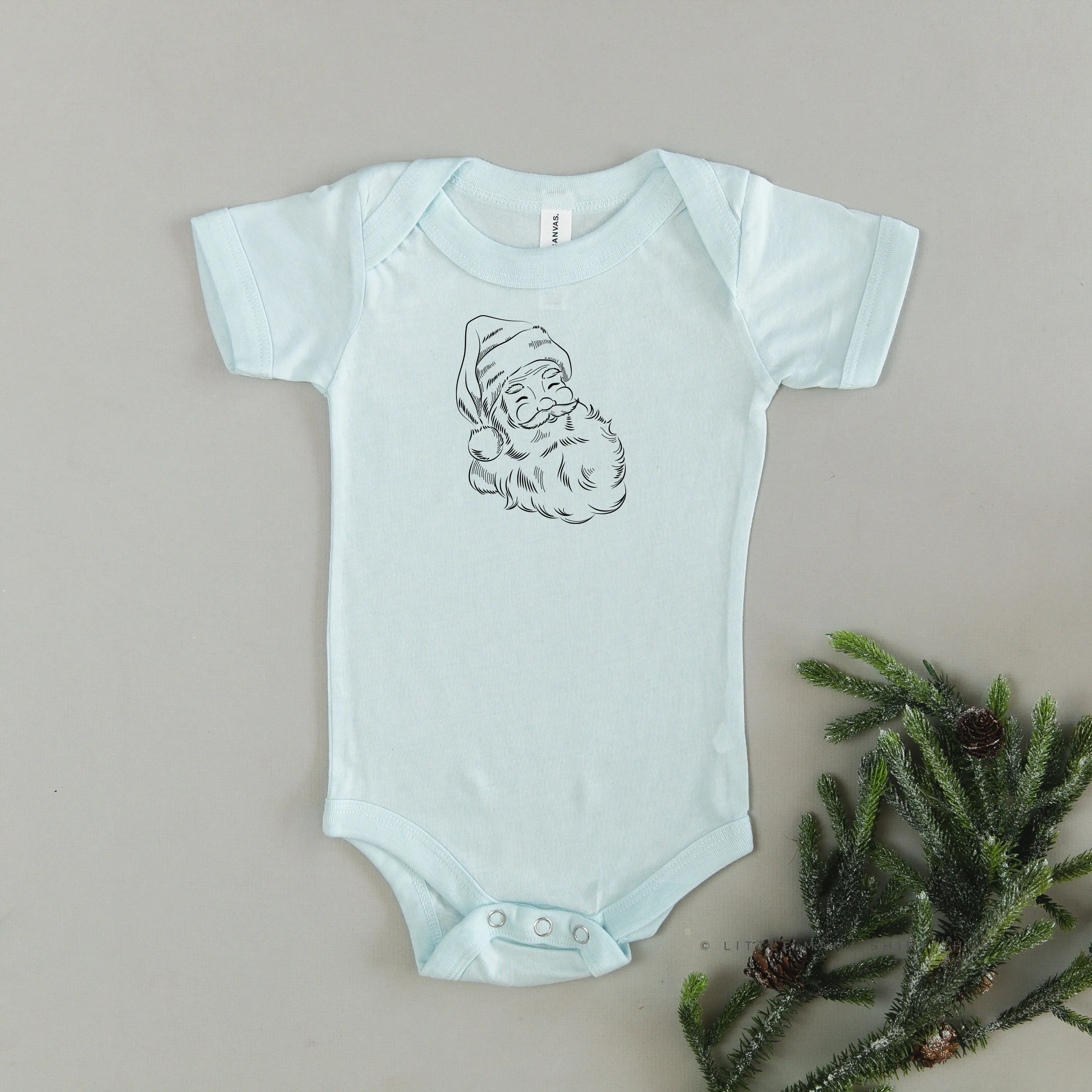 Vintage Santa Sketch - Child Tee
