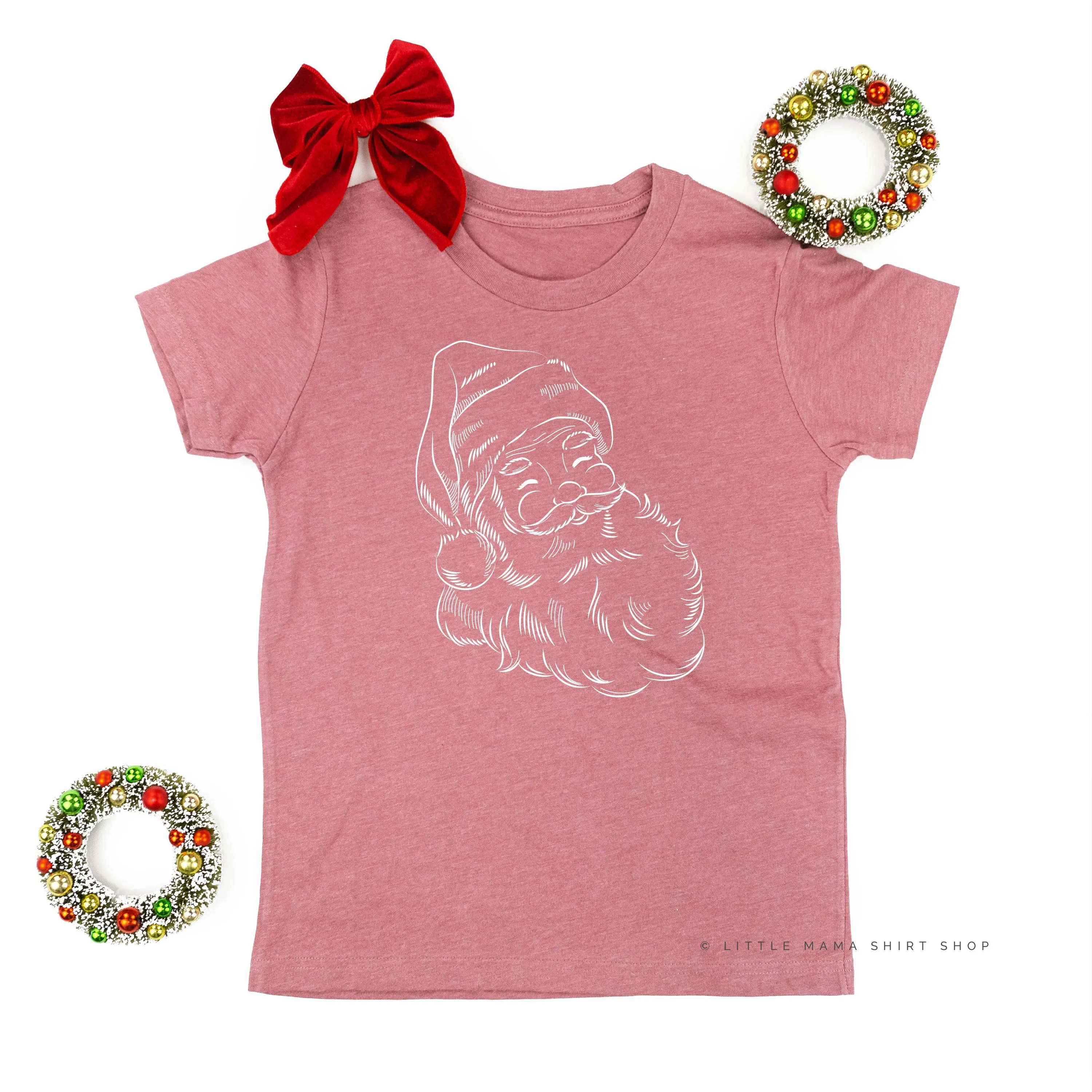 Vintage Santa Sketch - Child Tee