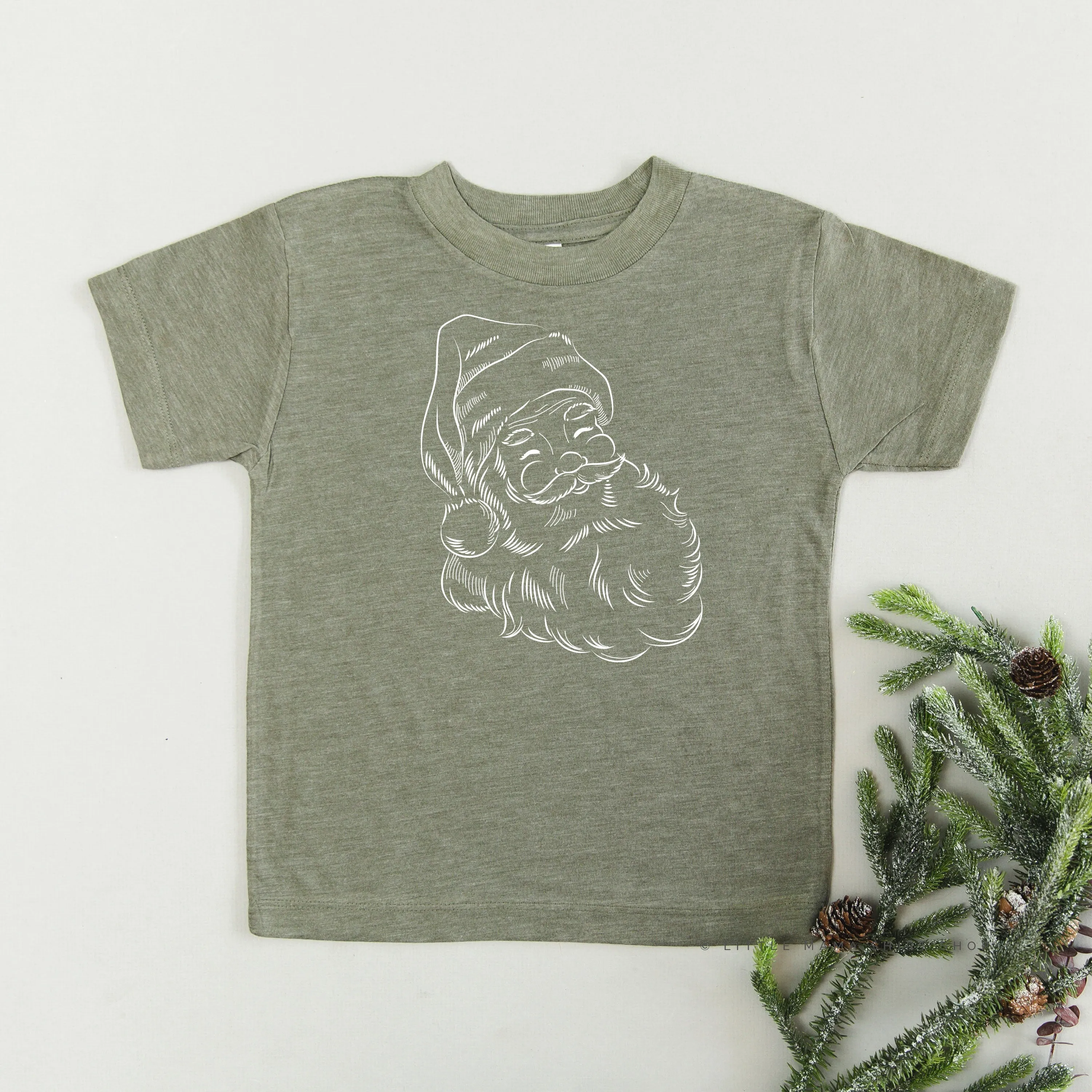 Vintage Santa Sketch - Child Tee