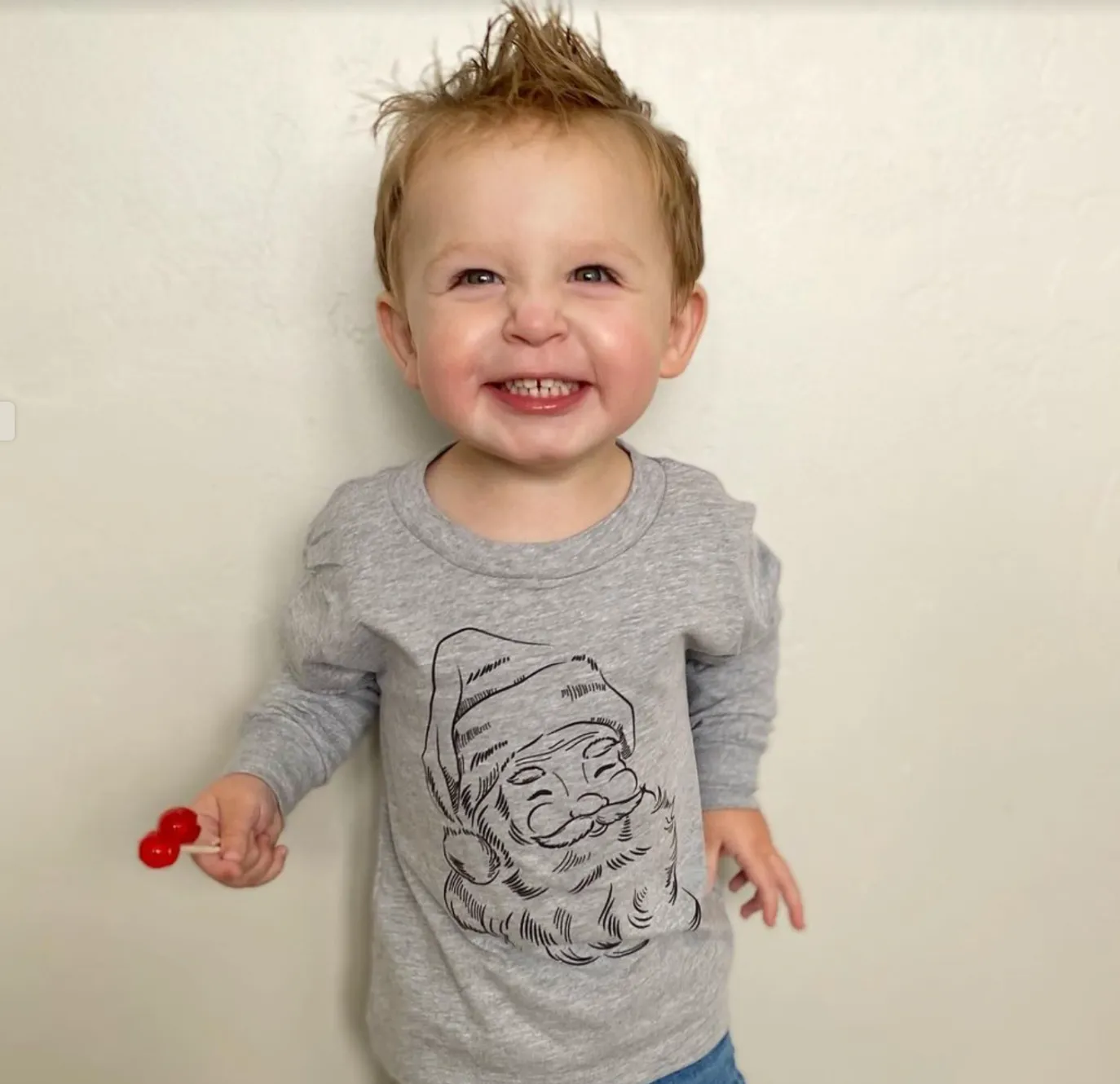 Vintage Santa Sketch - Child Tee