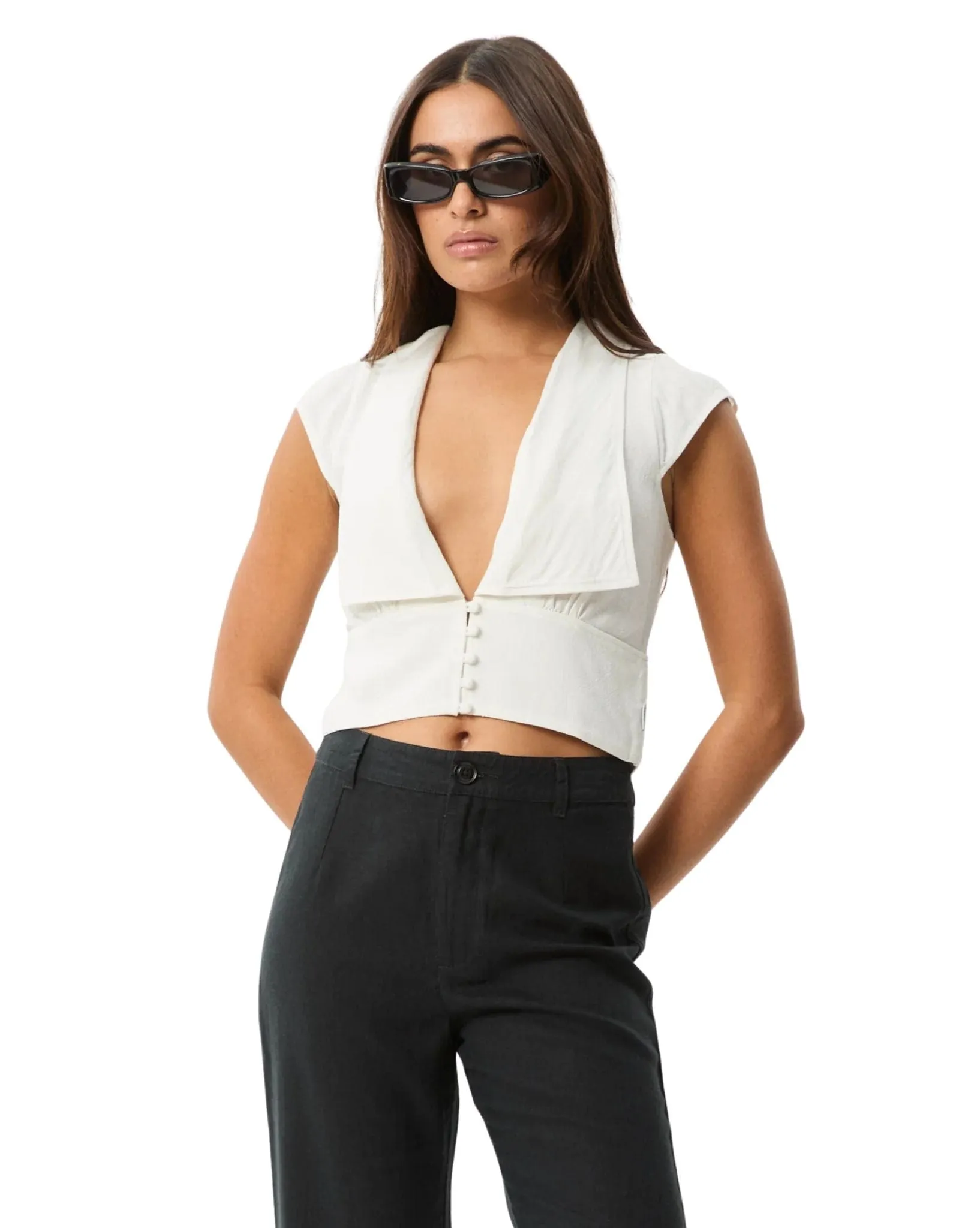 Womens Twila Button Up Top